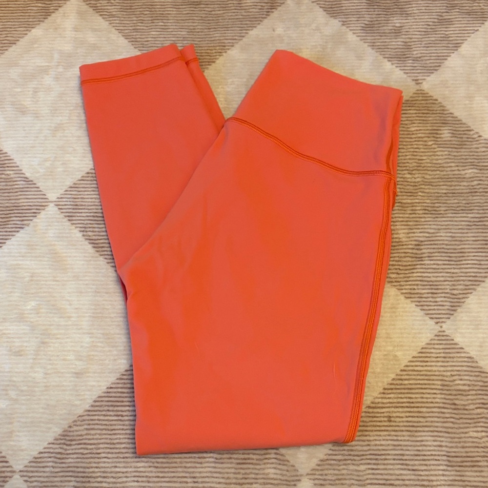 Lululemon Vibrant Orange Leggings